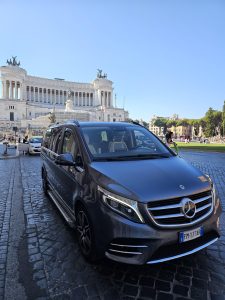 Rome to Positano in comfort with our Mercedes van limo